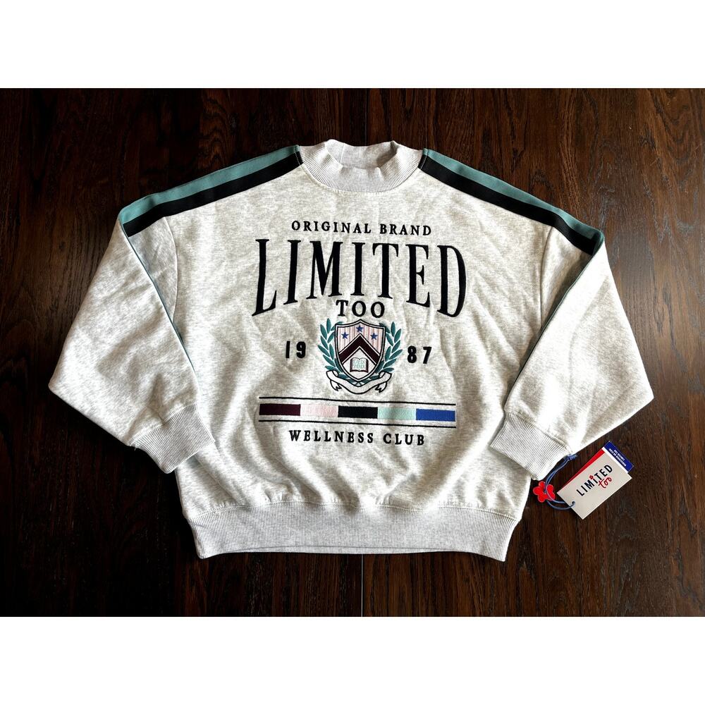 Classic NWT Limited TWO University Style Crewneck Girls Small 7/8